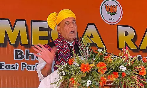 டைனோசருக்கு ஏற்பட்ட நிலையே காங்கிரஸ் கட்சிக்கும்... ராஜ்நாத் சிங்