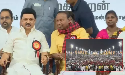 தமிழ்நாட்டில் பாஜக ஜெயிக்கும் என பிரதமரை யாரோ ஏமாற்றியுள்ளனர்: முதலமைச்சர் மு.க.ஸ்டாலின் பேச்சு