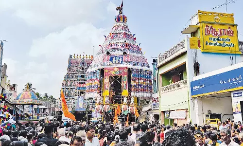 கும்பகோணம் ராமசுவாமி கோவிலில் ராமநவமி பெருவிழா தேரோட்டம் கோலாகலம்