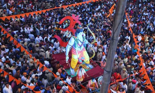 ராம நவமி விழா ஊர்வலம்: மேற்கு வங்காளத்தில் போலீஸ் பலத்த பாதுகாப்பு