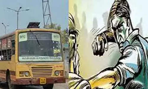 அரசு பஸ் டிரைவர் மீது ஆசிட் வீச்சு: கள்ளக்காதல் விவகாரத்தில் வீசப்பட்டதா? போலீசார் விசாரணை