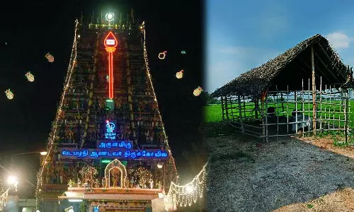 கீற்றுக் கொட்டகையை கோவிலாக மாற்ற வேண்டுகோள் விடுத்த அண்ணாசாமியார்