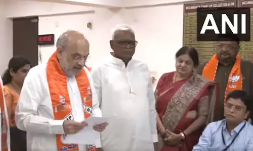 காந்திநகர் தொகுதியில் அமித்ஷா வேட்புமனு தாக்கல்