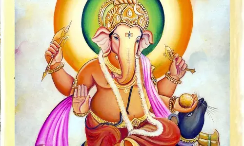 ஐம்பெரும் சக்திகள் அடங்கிய விநாயகர்