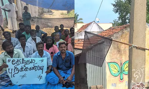 பழனி, நத்தம், திண்டுக்கல்லில் அடிப்படை வசதி கேட்டு தேர்தல் புறக்கணிப்பு போராட்டம்