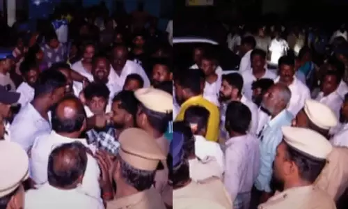 தென் சென்னையில் கள்ள ஓட்டு புகார்.. போலீசாருடன் வாக்குவாதம் செய்த அ.தி.மு.க.வால் பரபரப்பு