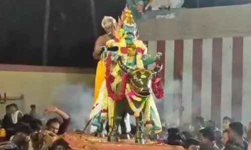 திருக்கடையூர் அமிர்தகடேஸ்வரர் ஆலயத்தில் எமன் சம்ஹாரம் நிகழ்ச்சி