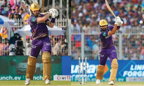 ஐ.பி.எல். 2024 - பில் சால்ட், ஸ்ரேயஸ் அய்யர் அதிரடி.. 222 ரன்களை குவித்தது கொல்கத்தா