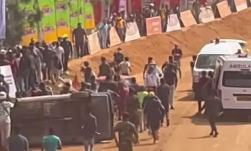 கார் பந்தயத்தின்போது பயங்கர விபத்து: 6 பேர் பலி- 21 பேர் படுகாயம்