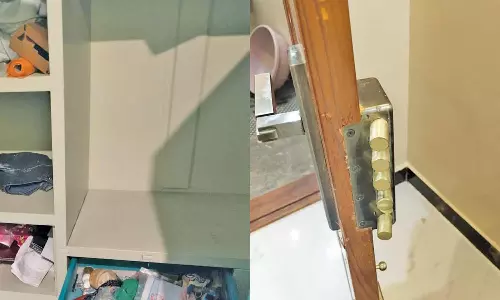 மத்தூரில் வீட்டின் பூட்டை உடைத்து வெள்ளி பொருட்கள், வைர நகைகள் கொள்ளை