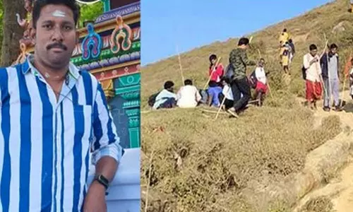 வெள்ளியங்கிரி 7-வது மலையில் இருந்து விழுந்து காயமடைந்த வாலிபர் பலி