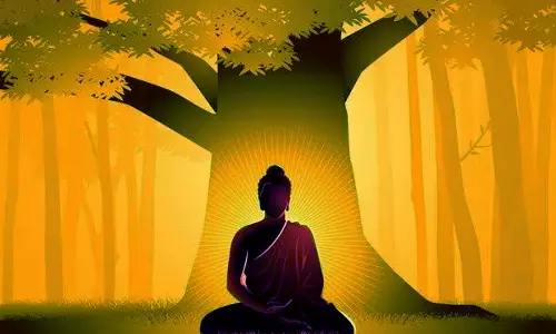 வைகாசி விசாகத்தன்று ஞானோதயம் பெற்ற புத்தர்