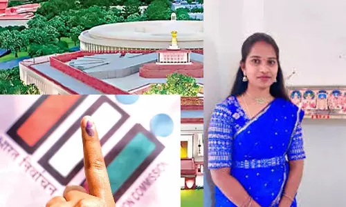 தெலுங்கானா தேர்தலில் எருமை மாடு மேய்க்கும் இளம்பெண் மீண்டும் போட்டி