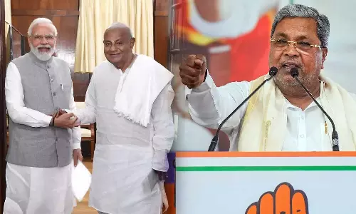 பாஜக கூட்டணியில் உள்ள தேவகவுடா தான் முஸ்லிம்களை ஓபிசி பட்டியலில் சேர்த்தார்- மோடிக்கு சித்தராமையா பதிலடி