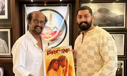 ரஜினியை சந்தித்த தன்ஷிகா பட ஹீரோ