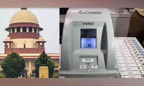 விவிபேட் இயந்திரத்தில் பதிவாகும் அனைத்து வாக்குகளையும் சரிபார்க்கக் கோரிய  மனுக்கள் தள்ளுபடி- உச்ச நீதிமன்றம்
