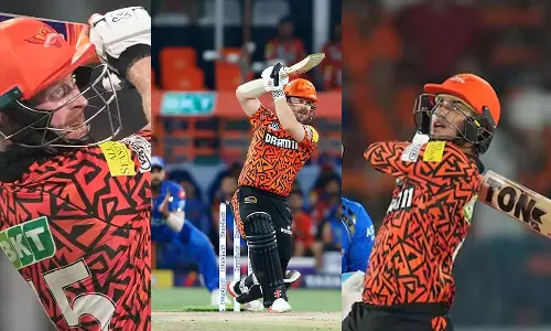 ஐபிஎல் வரலாற்றில் ஒரே சீசனில் முதன்முறையாக 100 சிக்சர்களை பதிவு செய்த சன்ரைசர்ஸ் ஐதராபாத்