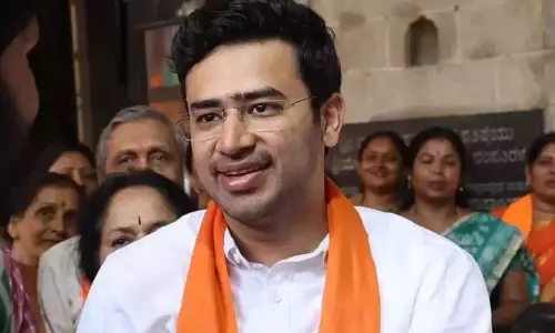 பெங்களூருவில் பாஜக வேட்பாளர் தேஜஸ்வி சூர்யா மீது வழக்குப்பதிவு