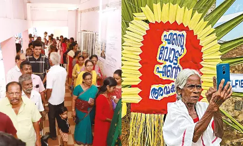 கேரளாவில் 70 சதவீதம் வாக்குப்பதிவு: வயநாடு தொகுதியில் 72.69 சதவீத வாக்குகள் பதிவானது