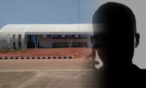 வெடிகுண்டு மிரட்டல்: புதுச்சேரி விமான நிலையத்துக்கு போலீஸ் பாதுகாப்பு