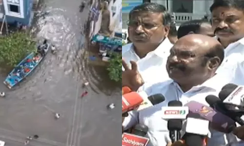 யானைப் பசிக்கு சோளப்பொறி போல புயல் பாதிப்பிற்கு நிவாரணம்:  ஜெயக்குமார்