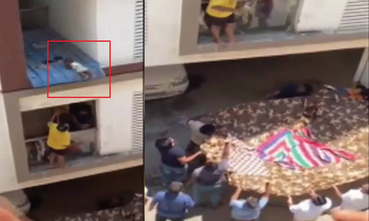 அடுக்குமாடி குடியிருப்பு பால்கனியில் தொங்கிய கைக்குழந்தை - பதறிய குடியிருப்புவாசிகள் அடுக்குமாடி குடியிருப்பு பால்கனியில் தொங்கிய கைக்குழந்தை - பதறிய குடியிருப்புவாசிகள்