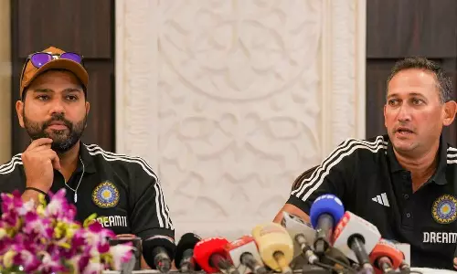 20 ஓவர் உலக கோப்பை போட்டி இந்திய அணி தேர்வு குறித்து ரோகித் சர்மா-அகர்கர் ஆலோசனை