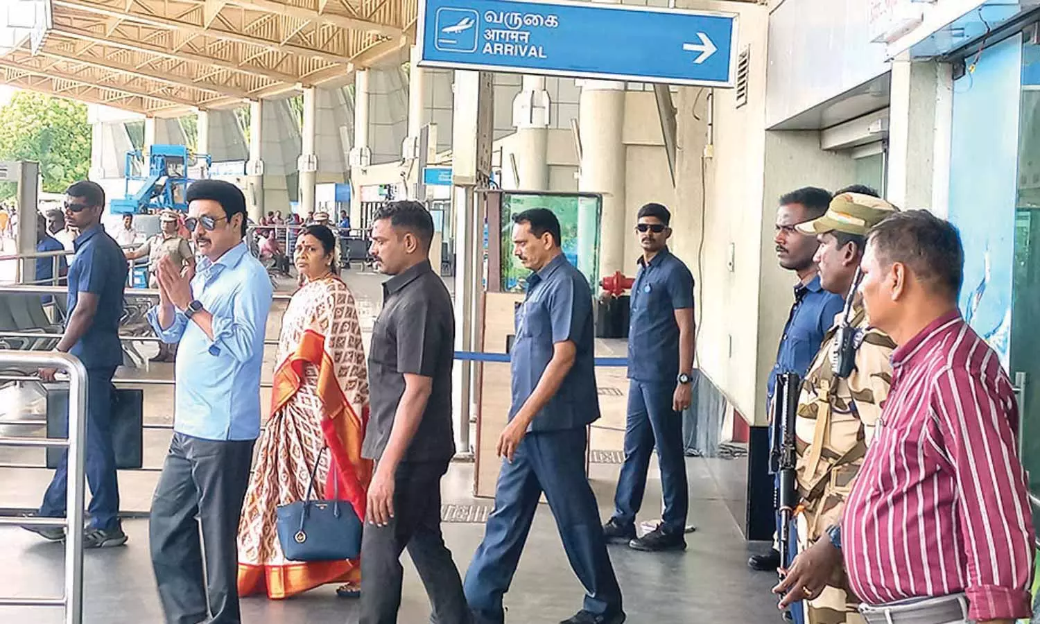 முதலமைச்சர் மு.க.ஸ்டாலினிடம் கஞ்சாவுடன் மனு கொடுக்க வந்த பா.ஜ.க. பிரமுகர்