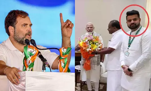 பாலியல் குற்றவாளிக்கு வாக்கு கேட்ட மோடி ஒவ்வொரு பெண்ணிடமும் மன்னிப்பு கேட்க வேண்டும்- ராகுல்