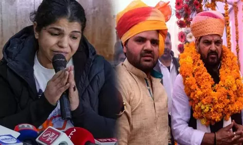 நாட்டின் மகள்கள் தோற்றனர்; பிரிஜ் பூஷன் வென்றார்- ராமர் காட்டிய பாதை இதுதானா என சாக்ஷி மாலிக் வேதனை