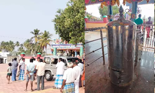 கோவிலில் உண்டியலை உடைத்து பணம் - நகை கொள்ளை