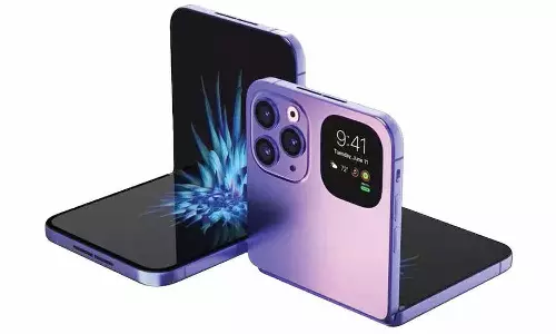 கிளாம்ஷெல் டிசைனில் Foldable ஐபோன் உருவாக்கும் ஆப்பிள் - லீக் ஆன புது தகவல்