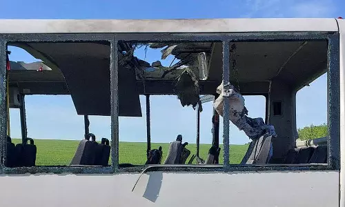 ரஷியா மீது உக்ரைன் நடத்திய டிரோன் தாக்குதலில் 6 பேர் பலி: 35 பேர் காயம்