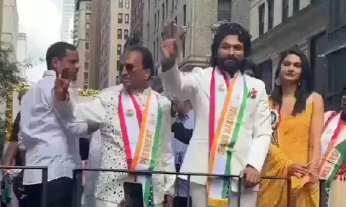 நடிகர் அல்லு அர்ஜுன் காங்கிரஸ் கட்சிக்கு வாக்கு கேட்பது போல் வீடியோ வைரல்