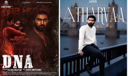 அதர்வா பிறந்தநாள் - ஃபர்ஸ்ட் லுக் வெளியிட்டு வாழ்த்து தெரிவித்த படக்குழு