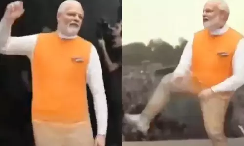 தனது நடன வீடியோவுக்கு பிரதமர் மோடி பாராட்டு