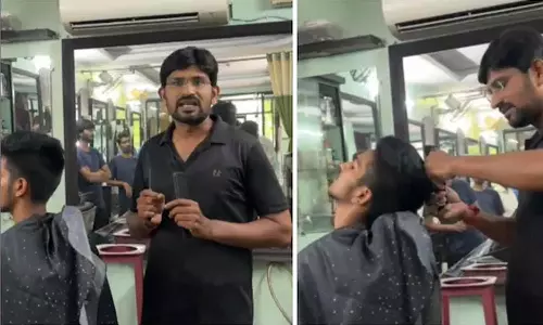 ஓட்டு போடுபவர்களுக்கு இலவசமாக முடி வெட்டுப்படும்- சலூன் கடைக்காரர் வினோத அறிவிப்பு