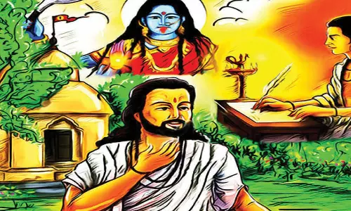 காளியின் அருள்பெற்ற காளிதாசர்!