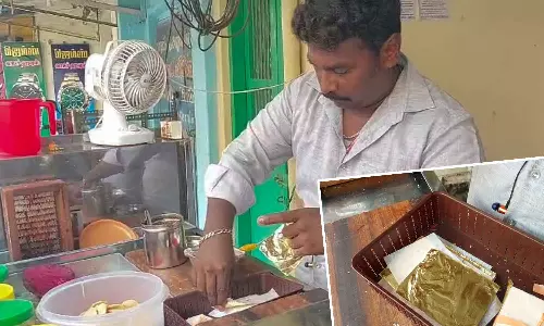 அட்சய திருதியையொட்டி தங்க தட்டுவடை செட் விற்பனை- உணவு பாதுகாப்பு துறை அதிகாரிகள் சோதனை