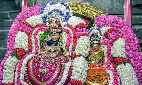 மரகதபச்சையில் வைரம் போல் பிரகாச ஜோதியாக காட்சியளிக்கும் அண்ணாமலையார்