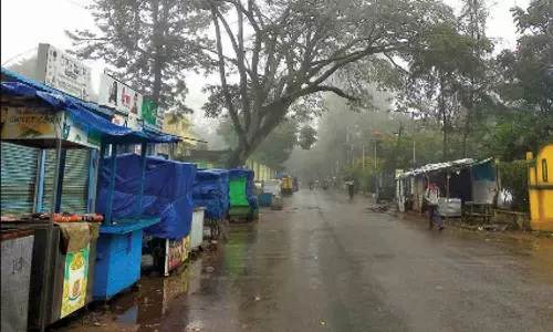 ஏற்காட்டில் 12 மணி நேரம் கொட்டிய சாரல் மழை