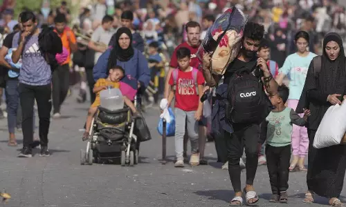 ரபா நகரில் இருந்து 4.50 லட்சம் பேர் வெளியேற்றம்