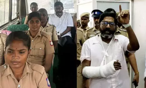 பெண் காவலர்கள் தன்னை தாக்கியதாக நீதிபதியிடம் சவுக்கு சங்கர் குற்றச்சாட்டு