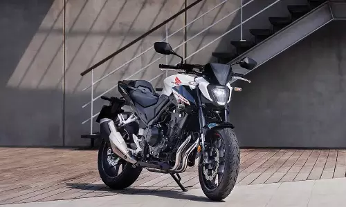 புதிய 500சிசி ஹார்னெட் பைக்கிற்கு காப்புரிமை பெற்ற ஹோண்டா