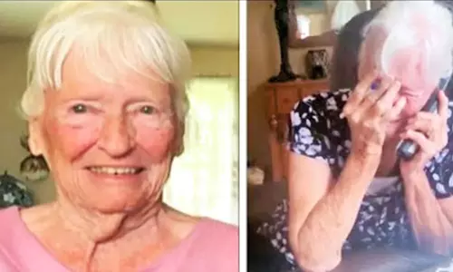 மோசடிக்காரர்களை அலறவிட்ட மூதாட்டி