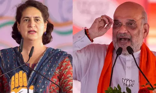 ரேபரேலியை குடும்ப தொகுதி என்பதா?- பிரியங்கா காந்தி மீது அமித் ஷா தாக்கு