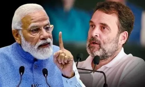 பிரதமர் மோடி காப்பி அடிக்கிறார்-ராகுல்காந்தி கிண்டல்