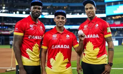 டி20 உலகக் கோப்பைக்கான ஜெர்சியை அறிமுகம் செய்த கனடா அணி