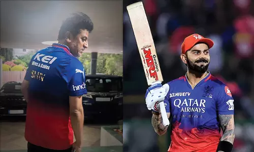 இன்னைக்கு ஜெயிக்கிறோம்- RCB ஜெர்ஸியில் இருக்கும் புகைப்படத்தை பகிர்ந்த நடிகர் சிவராஜ் குமார்