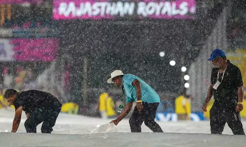 ஐ.பி.எல். 2024 : RR vs KKR போட்டி மழை காரணமாக ரத்து